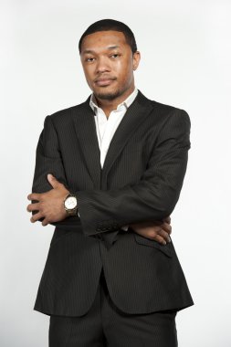 Kalça ve Trendy resmi siyah erkek