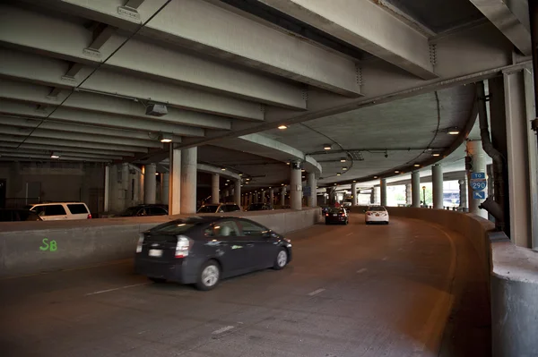 Parking Lot Inside a Skyscraper — Stock Photo, Image