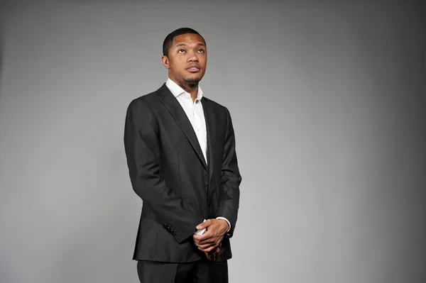 Black Male In A Suit — Stock Photo, Image