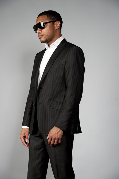 Attractive African American Male in A Suit