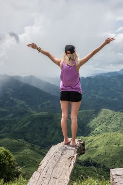 Phoukhoun dağın turist