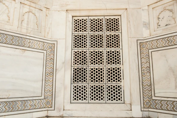 Decorazioni all'interno Taj Mahal — Foto Stock