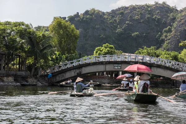 Bridge Over Ngo Dong River — Stock Photo, Image