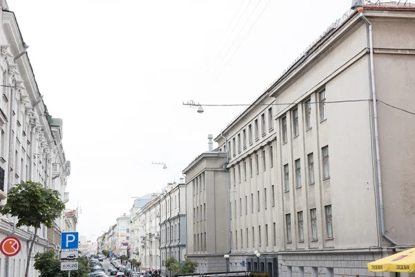Byggnader i centrala Minsk — Stockfoto