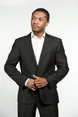 Kalça ve Trendy resmi siyah erkek