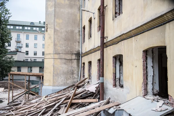 Budowa starego budynku — Zdjęcie stockowe