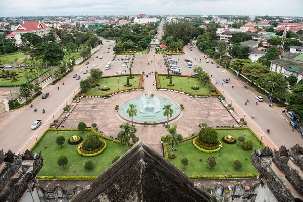 Patuxai Memorial Park — Foto de Stock