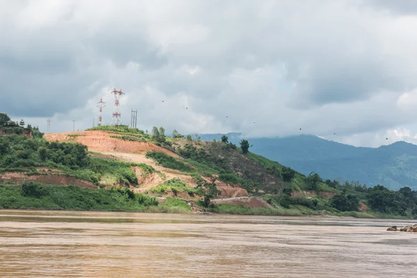 Hill From Mekong River — Stock Photo, Image