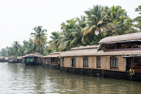 Decorated Coco Houseboats — Stock Photo, Image