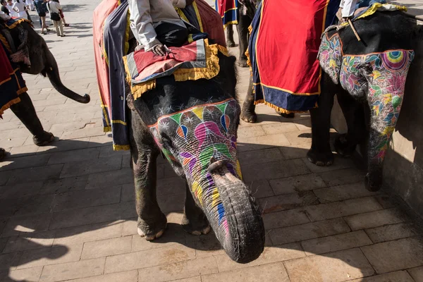 Filler hazır binmek için dekore edilmiş — Stok fotoğraf