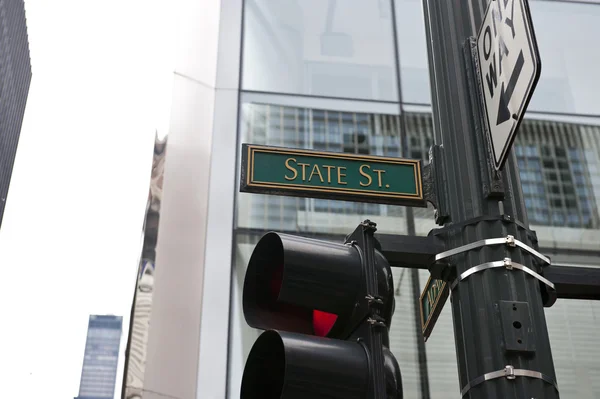 État St Signal de circulation — Photo