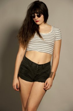 Muhteşem genç Retro esmer