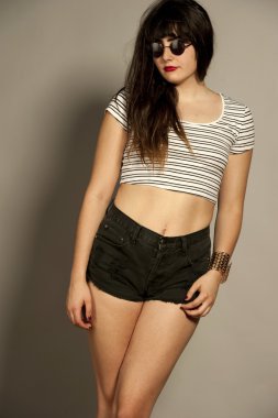 Muhteşem genç Retro esmer