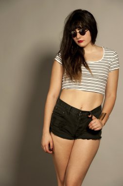 Muhteşem genç Retro esmer