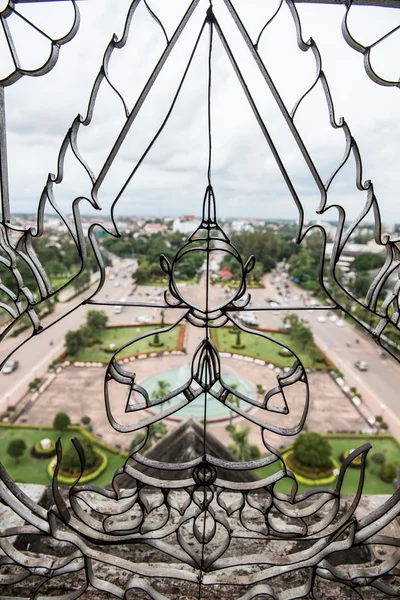 Vista lejana desde Patuxai —  Fotos de Stock