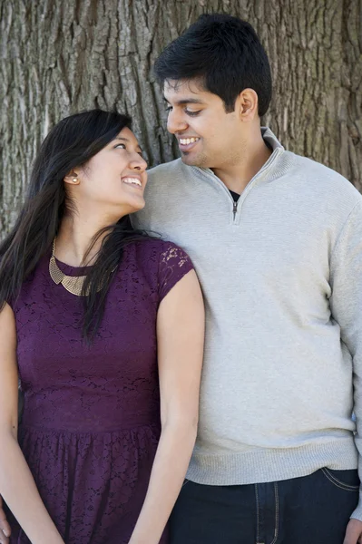 Young Happy Indian Couple — Stock Photo, Image