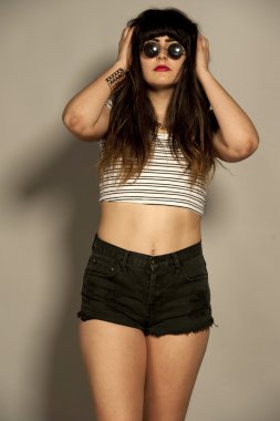 Muhteşem genç Retro esmer