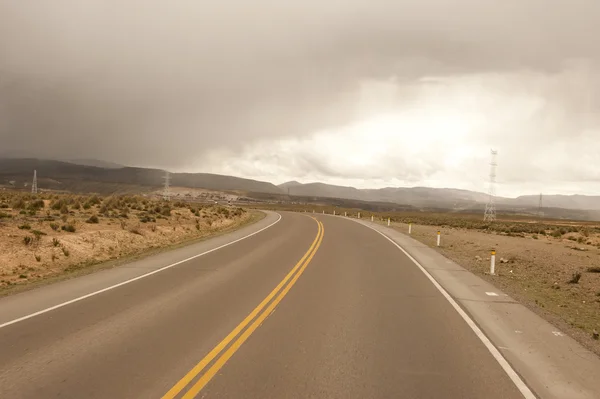 Carretera peruana — Foto de Stock