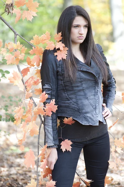 Model In The Forest — Stock Photo, Image