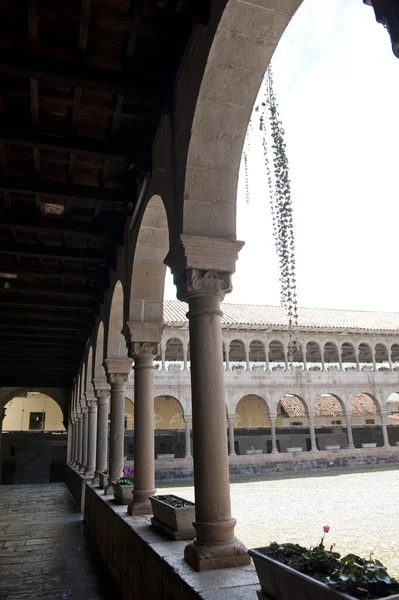 Cortile interno a Cusco — Foto Stock