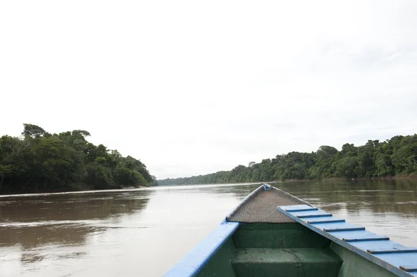 Canoeing In The Tambopata Province — Stock Photo, Image