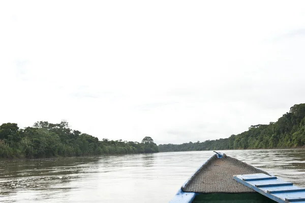 Canoeing In The Tambopata Province — Stock Photo, Image