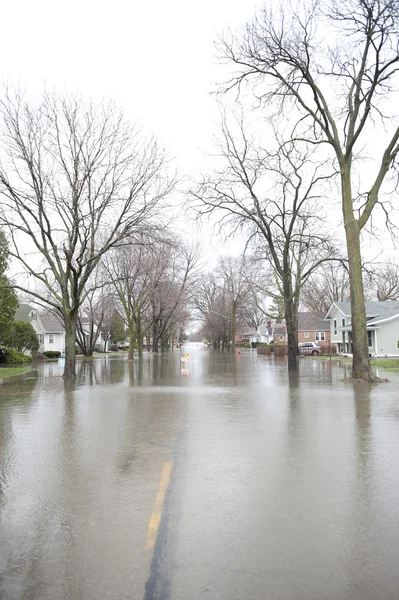 Chaussée inondée — Photo