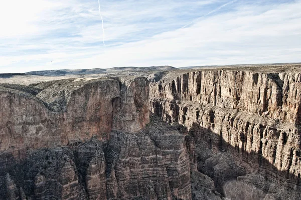 Una vista seca del desierto — Foto de Stock