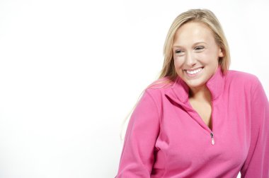 Genç sarışın model