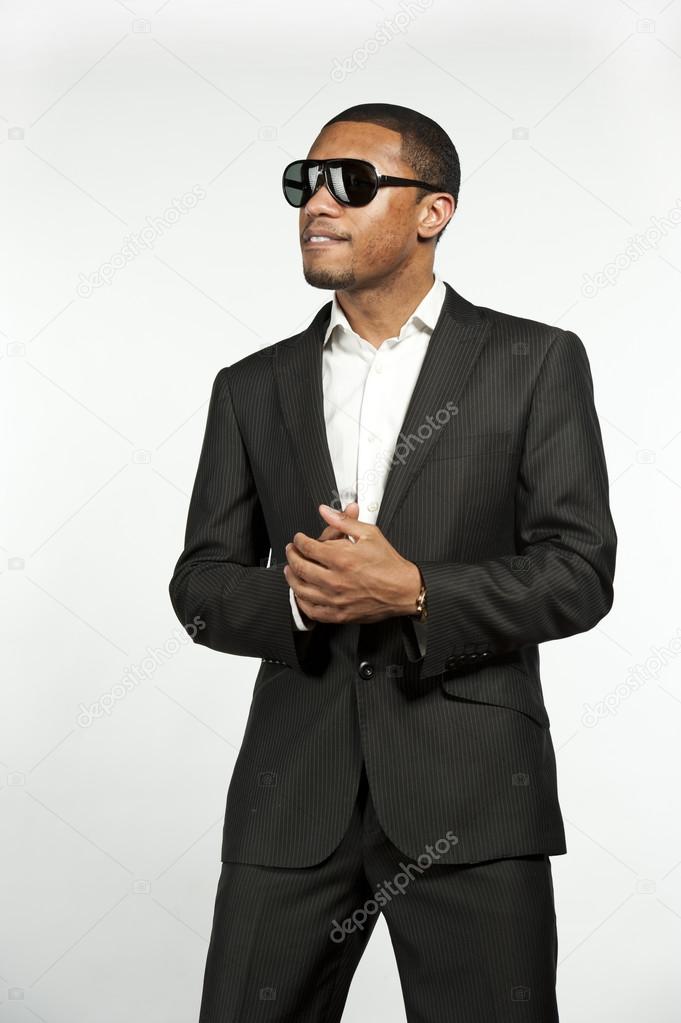 Vogue Style Formal Black Male