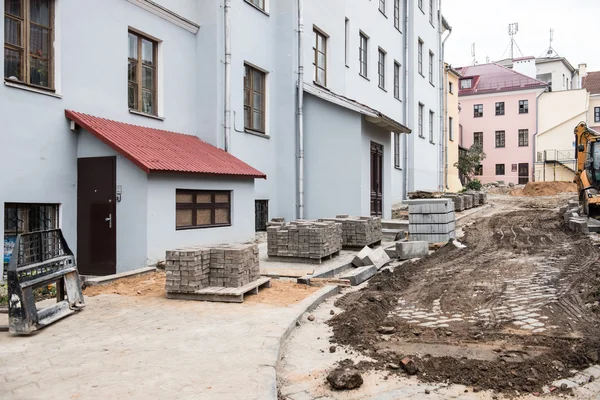 Bauarbeiten werden durchgeführt — Stockfoto