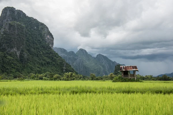 Distant View of Karst Hills — Stock fotografie