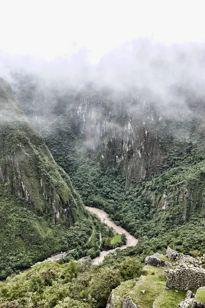 Udsigt fra Machu Picchu - Stock-foto