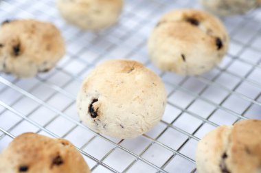 Yaban mersini çerezleri rafına soğutma