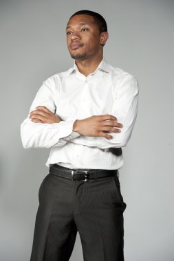 Profesyonel genç Afro-Amerikan erkek