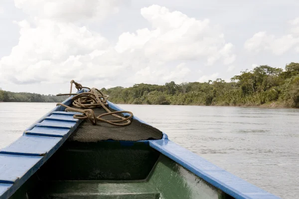 Canoeing In The Tambopata Province — Stock Photo, Image