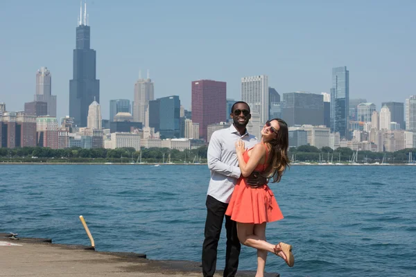 Stylished young couple — Stock Photo, Image