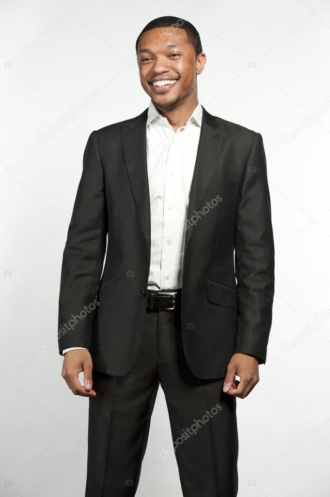 Formal Attire Black Male Laughing