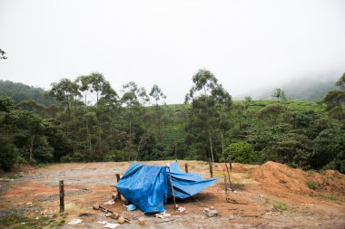 Abadoned çadır tepe üzerinde