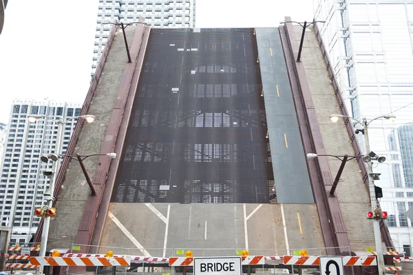 Закриті мосту в місті Чикаго — стокове фото