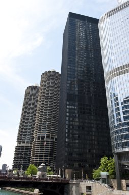 Tall Skyscraper in City clipart
