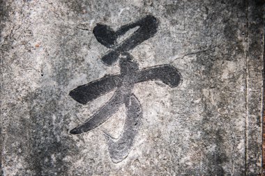 Chinese Dialect on Wall