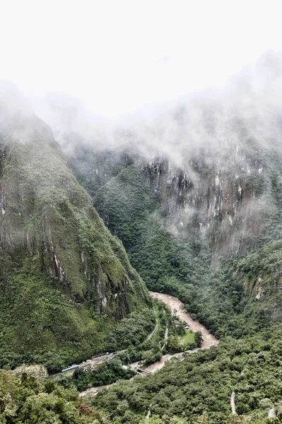 Udsigt fra Machu Picchu - Stock-foto