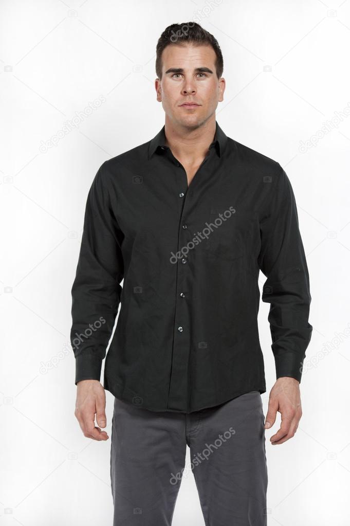 Formal Plain Grey Shirt With Black Pant – zelxafashion
