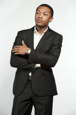 Kalça ve Trendy resmi siyah erkek