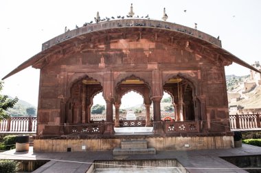Walking inside Amer Fort
