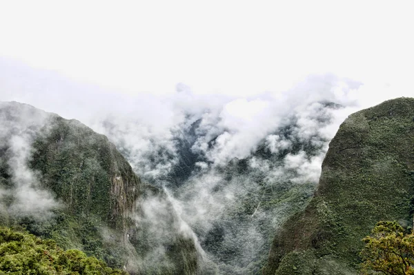 Widok z machu picchu — Zdjęcie stockowe