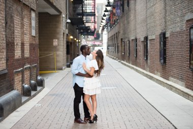 Passionate Couple Outdoors