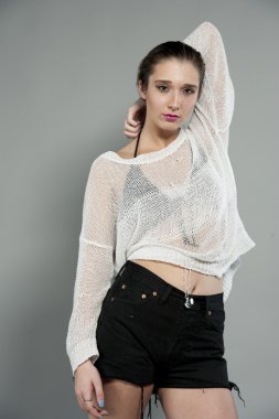 muhteşem genç esmer modeli