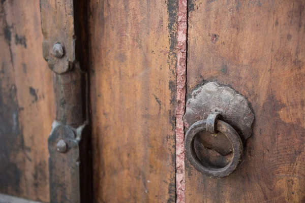Anel Iron Doorknocker — Fotografia de Stock